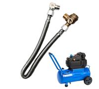 Air Compressor Replacement Tube, Sealed Backflow Preventer, 40x4x2cm/15.75x1.57x0.79 Inches Airtight Check Valve Hose, Anti-Leak Tubing for Well Basement Rv Marine Truck City Yard Winter Use