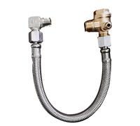 Air Compressor Replacement Tube, Sealed Backflow Preventer Tube, Airtight Check Valve for Industrial Basement City Winter RV Marine Well Systems Truck Yard Applications, 40x4x2cm