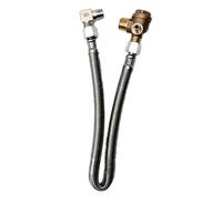 Air Compressor Tube, Replacement Line, Backflow Preventer, Airtight Sealing Valve, Heavy-Duty Tubing Accessory, Basement RV Marine Winter Industrial Use, 15.75x1.57x0.79 Inches
