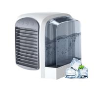 Air Conditioner, 380ml Large Water Tank, Portable AC Cooler Water from Air Conditioner,Fast Cooling with Dynamic Ice Mist Technology,3 Wind Speeds(Gray)
