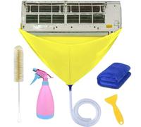 Air Conditioner Cleaning Kit, Ac Mini Split, Air Conditioning System Tools, Wall Mounted Dust Washing Protector for Household - Ac Cleaning Kit | Split Ac Cleaning Kit | Air Conditioning System Tools,