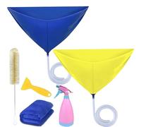 Air Conditioner Cleaning Kit, AC MiniSplit Kit, Waterproof Protective Bag, Easy Installation Wall Mounted Dust Washing Cover, Air Conditioning System CleaningAccessory
