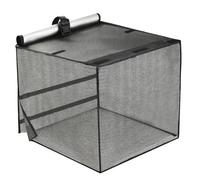 Air Conditioner Cover - AC Breathable Mesh Guard Cover, Outdoor AC Unit Shield, Ventilated Protective Barrier | Heavy Duty Mesh Enclosure Shielding Weather Resistant With Waterproof Top Panel