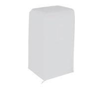 Air Conditioner Cover, Elastic Band Cover, Waterproof Portable Lightweight Secure Fit Easy Storage Heavy Duty Compact, Dust Protection for Outdoor Garage, 15.75x18.11x29.53Inches, White