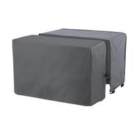 Air Conditioner Cover, Windproof Outdoor Window AC Unit Protector with Adjustable Strap Waterproof Dustproof Protective Cover for Home Workplace Apartment Balcony Patio Residential Commercial Use