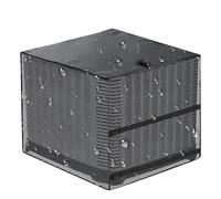 Air Conditioner Covers for Outside - Transpirable Mesh Guard | AC Unit Cover with Waterproof Top for Protection, Leaves & Debris Prevention, All Seasons Outdoor HVAC Cover, Durable Weather Resistant