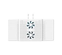 Air Conditioner Deflector - 22 Inch Adjustable Wind Blocker | PP Universal Mount Shield - Retractable wings redirect cold airflow to prevent direct blowing. Ideal for home, bedroom, or office use