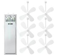 Air Conditioner Deflector Fan - PP Material, Adjustable Anti-Wind Diverter, Airflow Deflector | 6 Piece Vent Redirector For Home, Bedroom, Office, Dorm, School, Car, RV, Garage And Wall Mounted AC Uni