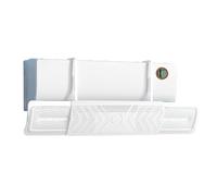 Air Conditioner Deflector, Retractable No-Drill AC Wind Cover with Adjustable Airflow Direction, Vent Shield for Bedroom, Bathroom, Office, Dormitory, and Apartment Wall Units