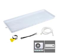 Air Conditioner Drip Pan, Air Conditioner Internal and External Unit Water Tray PP Tray Water Collector Pad - Perfect for Indoor/Outdoor Split Air Conditioner Heat Pump Systems (Color : 1-2P