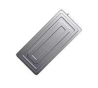 Air Conditioner Drip Pan,Extra Thick Stainless Steel Air Conditioner Drip Tray, Rust and, One-Piece Molding, with Drainage Holes, Accessories(94 * 44 * 3cm)