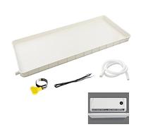 Air Conditioner Drip Tray Condensate Drain Pan, Under Air Conditioner Water Tray with Drain, for Indoor/Outdoor Split Air Conditioner (Color : 91.5x45cm/36x18in, Size : 2m Hose)