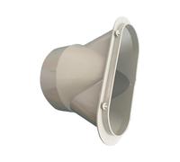 Air Conditioner Exhaust Hose Coupler, Flat Vent Tube Connector, 7.48x4.92x5.12 in Replacement Fitting, Secure -Lock Design for Apartment, Dormitory, Hotel, Restaurant AC Setup