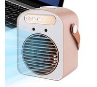 Air Conditioner Fan - ABS, Evaporative Cooling Cooler, Portable Misting Fan | 3 Speed Air Circulator, Personal Desktop Cooler, Rechargeable Cooling Unit For Home, Office, Bedroom, Camping, Car And Gar