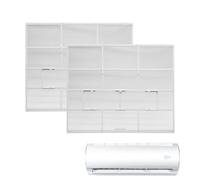 Air Conditioner Filter - AC Air Filter | Airs Conditioner Furnace Filtration Parts | AC Dust Filters For Home Living Room Bedroom RV Apartment Dormitory Office Workshop