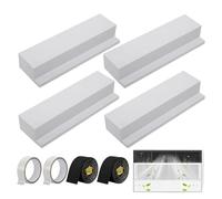 Air Conditioner Foam, Insulated Full Surround Seal Strip, Window AC Gap Filler Block, High Density Noise Dust Insulation Panel, Energy Saving Weatherproof Foam Insert With Easy Cut Design For Home