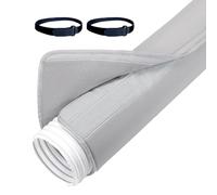 Air Conditioner Hose Cover - 58.27 Inch AC Hose Cover | Insulated Exhaust Hosė Wrap - Polyester 335g Waterproof 3 Layer Adjustable Tube Insulation with Tie Straps for Air Conditioner Efficiency