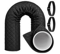 Air Conditioner Hose Cover, AC Hose Duct Vent Cover Sleeve, Polyester Material, Pipe Protector for Commercial Buildings, Kitchen, Home, Basement, Bedroom, Winter, Summer, Apartment, 149.86x52cm