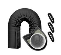 Air Conditioner Hose Cover - Portable Insulated Wrap, Triple-Layer Adjustable Tube Cover for 5-Inch 5.9-Inch Hoses, Suitable for Home Indoor Outdoor Applications, Reduces Heat Transfer, Protects Duct