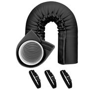 Air Conditioner Hose Cover - Three-Layer Insulation 59x21in Foldable | Ħósé Protector with Heat Reduction, Adjustable 3 Straps, Vent Duct | Portable Ventilation Accessory for Home Dorm Hotel