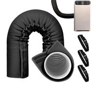 Air Conditioner Hose Cover Wrap - 59x21in Three Layer Insulation | de CA portátil con 3 correas ajustables | Universal Duct Vent Jacket For 5 And 5.9 Inch Exhaust Pipes And Daily Energy Saving