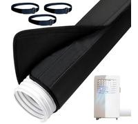 Air Conditioner Hose Cover Wrap, Ac Exhaust Insulation, 59.06x21.26 Inches Flexible Heat Resistant Material, Duct Guard Protector for Pipes, Venting Replacement Use