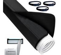 Air Conditioner Hose, Exhaust Pipe Cover, 59.06x21.26in Insulation Wrap Guard, Heat Resistant Material, Easy Installation Design for Diameter, Ac Duct, Replacement, Protection