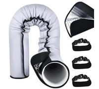 Air Conditioner Hose Wrap - Insulation Sleeve 152x56cm, Portable Reusable Cover | Waterproof Duct Tube Protector With 3 Adjustable Straps For 5 5.9 Inch Diameter Vent Heat Reduction Home Dorm Hotel In