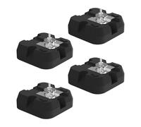 Air Conditioner Pad Set, Heavy Duty Base Bracket With 4 Anti-Vibration Mats, Supports 9000-60000 BTU Split Systems, 500kg Load Capacity, Perfect For Outdoor AC Unit Noise Reduction