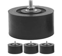 Air Conditioner Shockproof Pads - Rubber Mounts | 80mm 85mm Hvac Outdoor Unit Supplies with Anti Vibration Function, Rubber Material with Height Adjustment, Ac Installation Accessory for Technicians