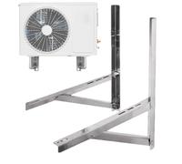 Air Conditioner Support Bracket, Stainless Steel Material, Split Air Conditioner Wall Brackets, Foldable Accessories for Ductless Heater and Window AC Units Outdoor Use, 59x54x45cm