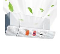 Air Conditioner Vent Deflector - Adjustable Air Conditioner Deflector | Anti-Direct Blow Wind | 180-Degree Rotatable Shield Blocker Replacement for Installation Home Bed Fan Airflow