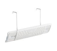 Air Conditioner Vent Deflector, Wall Mounted Ac Cover, No Drill Adjustable Design, Wind Direction Control, for Bedroom Bathroom Office, 60-94cm/23.62-37.01 Inches, White 1 Piece