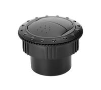 Air Conditioner Vent, RV Air Outlet, Round Knob Type Adjustable Deflector, Adaptable Roof Vents for Automobile, Truck, Boat, Yacht, Cabin, Adventurer Vehicle Cooling, Black and Grey