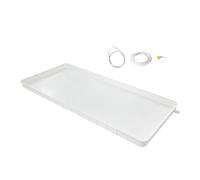 Air Conditioner Water Drip Tray,1-5 HP Water Leakage Catch Basin with Drain Tubing, Air Conditioner Indoor/Outdoor Unit Water Collecting and Drainage Pan(4m Water Pipe,91.5 * 45 * 3cm)