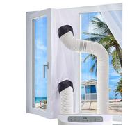 Air Conditioner - Window Cover Insulation Vent Fabric Window Cover for Port | Air Exchange Guards Mobile Air Conditioner Window Cover Insulation Vent Fabric Basement Workplace