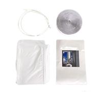 Air Conditioner Window Seal - 157.48 Inch AC Window Seal | Oxford Cloth Insulation Strip - Waterproof Energy Saving 325g No Drill Installation with Mągic Tapė and Cable Ties for Home AC Units