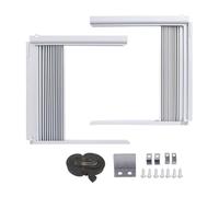 Air Conditioning Seitenvarkleidungen - Abnehmbarer Isolierrahmen | Insulated Air Conditioning Panels | Ventilated PVC Window Panels for Warmth & Efficiency, Ideal for House, & Hotel Co