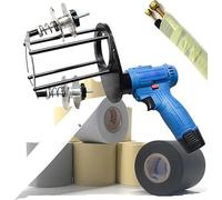 Air Conditioning Tape Winding Machine,Electric Tape Wrapping Machine Air Conditioner 7Cm Pipe Cable Tie Winding Tool, Copper Pipe Taping Machine Air Condition Pipe Hand Tools, HUANGHAIQIU, 7cm Clos