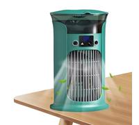 Air Cooler, 3-Speed Humidifying Desktop Fan, Personal Cooling Device, Quiet Working, Adjustable Wind Flow, Energy-Efficient Climate Reliefs for Workplace Dorm Camping Room