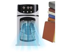 Air Cooler, 3-Speed Humidifying Desktop Fan, Personal Cooling Device, Quiet Working, Adjustable Wind Flow, Energy-Efficient Climate Reliefs for Workplace Dorm Camping Room