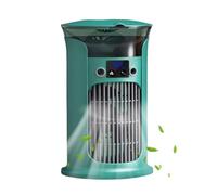 Air Cooler, Desk Humidifying Fan,9.84x5.91x5.91 inches Cooling Device with LED Light, Compact Air Conditioner for Dormitories, Bedroom, Office, Children’s Room, Outdoor Camping