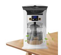 Air Cooler, Portable Humidifying Fan, 25x15x15cm/9.84x5.91x5.91 inches LED Light Mini Cooling Device with 3-Speed Adjustment for Office Camping Study Dorm Outdoor Apartment Use