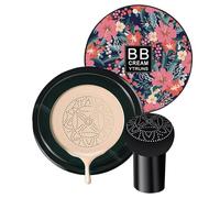Air Cushion - Base de maquillaje facial B Cream para pieles maduras | Corrector hidratante de maquillaje facial con cojín de aire | Tono de piel uniforme para todo tipo de piel, blanco marfil