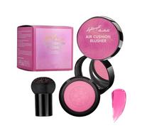 Air Cushion Blush, Liquid Blush, 2.99x1.38 inches Mushroom Applicator, Built in Mirror Included, Natural Enhancer Make Up for Women, Face Makeup, Beginners, and Travel