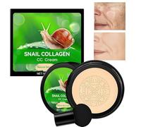Air Cushion CC Cream - Corrector De Maquillaje Hidratante | Base Humectante, Cobertura Iluminadora De Larga Duración Para Pieles Sensibles Y Grasas Secas, Cosmético De Retoque Diario Con Acaba