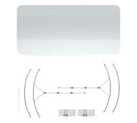 Air Deflector Wall AC, Adjustable Anti-Direct Blowing Windshield Baffle, Air Conditioner Wind Guide Screen for Bedroom, Living Room, Office, Summer Cooling Comfort 53x27cm