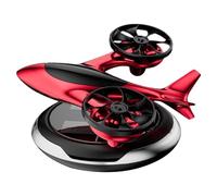 Air Diffuser, Rotating Powered Aromatherapy Decoration, Air Freshener Device, Airplane Scent Device, Odor Eliminator Perfume Holder For Dashboard Home, Black Red Blue Silver