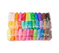 Air Dry Clay, Children Clay, Lightweight Formula Safe Material Bright Colors Easy Shaping Easy Cleanup Resealable Pack, Early Learning Activities for Bedroom, Living Room