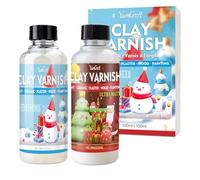 Air Dry Clay Glaze, esmalte brillante y mate para arcilla de secado al aire, barniz transparente brillante para la prevención de grietas, resistente al agua, resistente a los arañazos, para arcilla